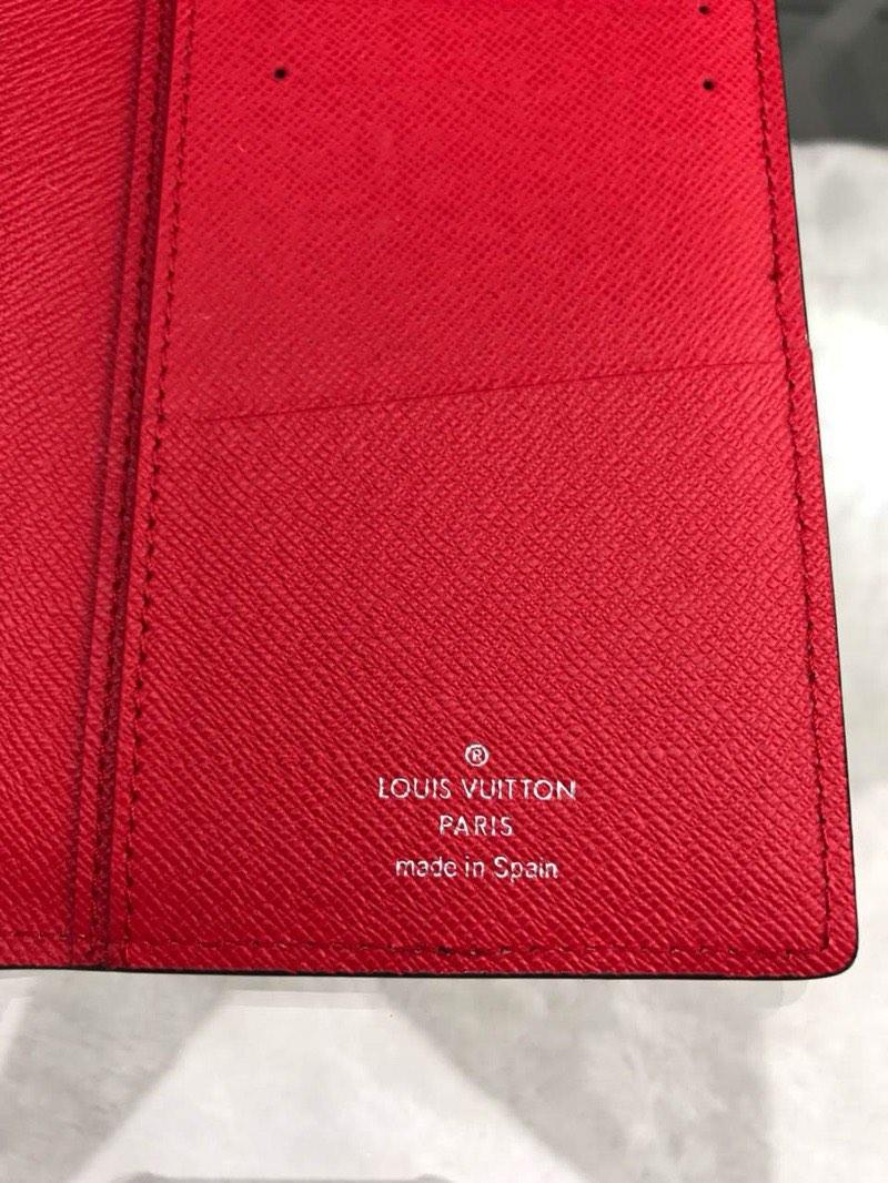 Louis Vuitton X Supreme Brazza Wallet Epi Red