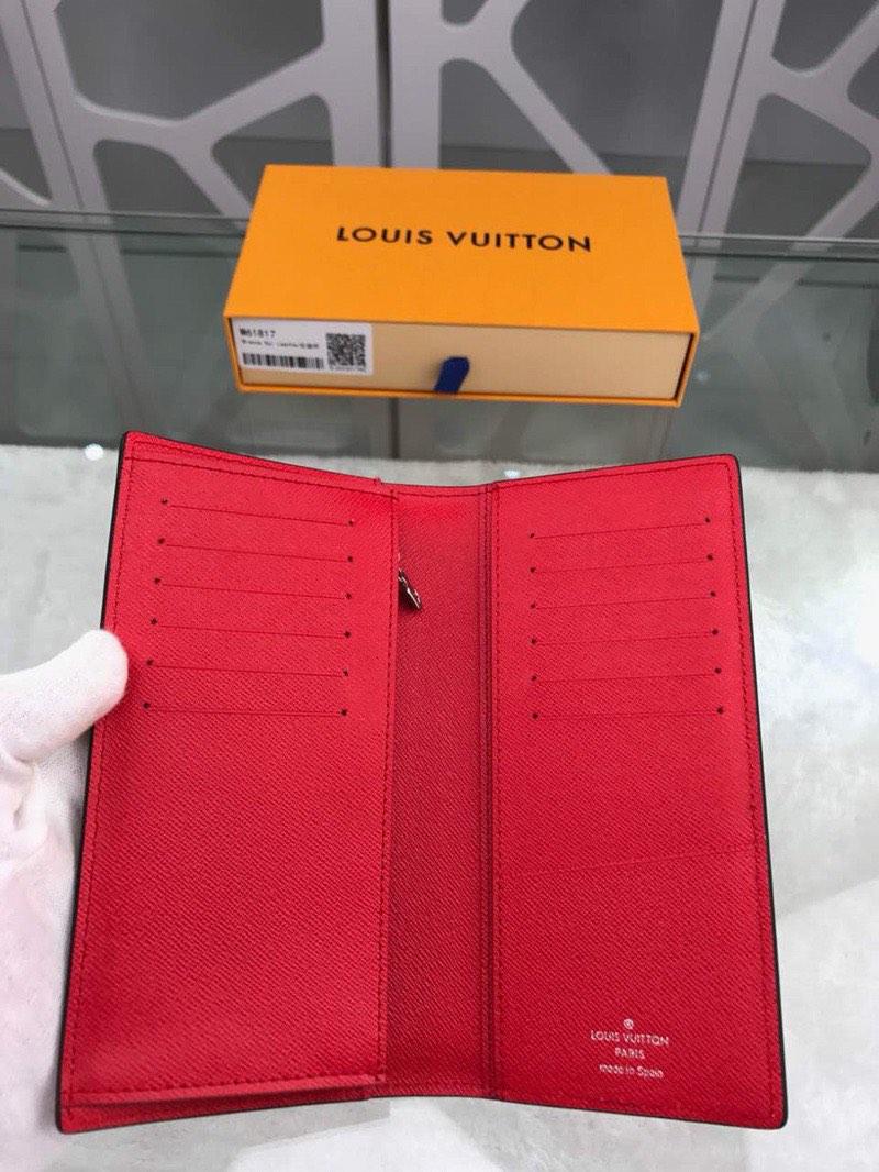 supreme brazza wallet red
