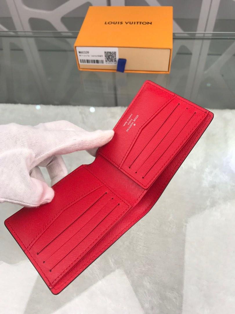 Supreme x Louis Vuitton Slender Wallet Epi Red (LVSU048) One Size 