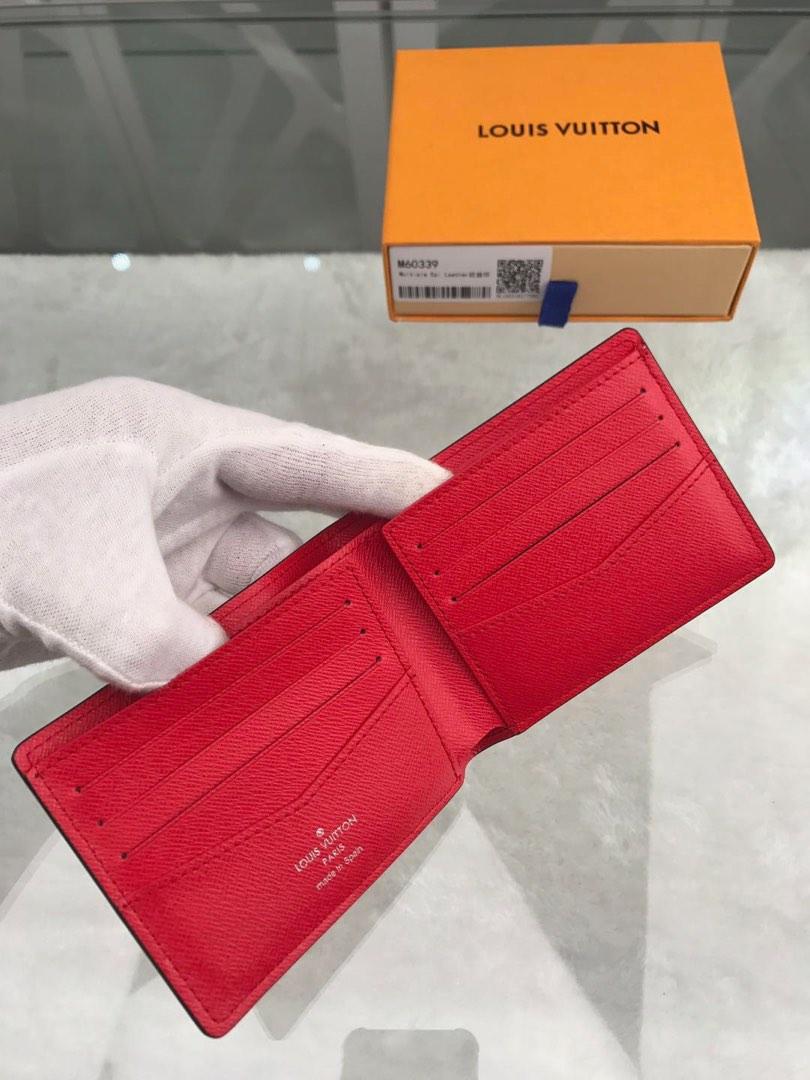 Supreme x Louis Vuitton Slender Wallet Epi Red (LVSU048) One Size