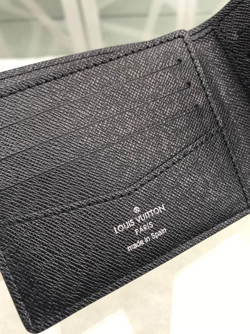 Louis Vuitton x Supreme Black Epi Leather Slender Wallet