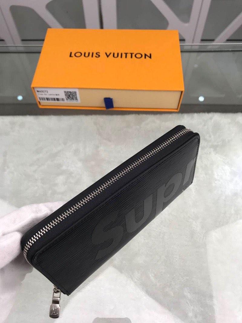 Louis Vuitton x Supreme Zippy Organizer Epi Black