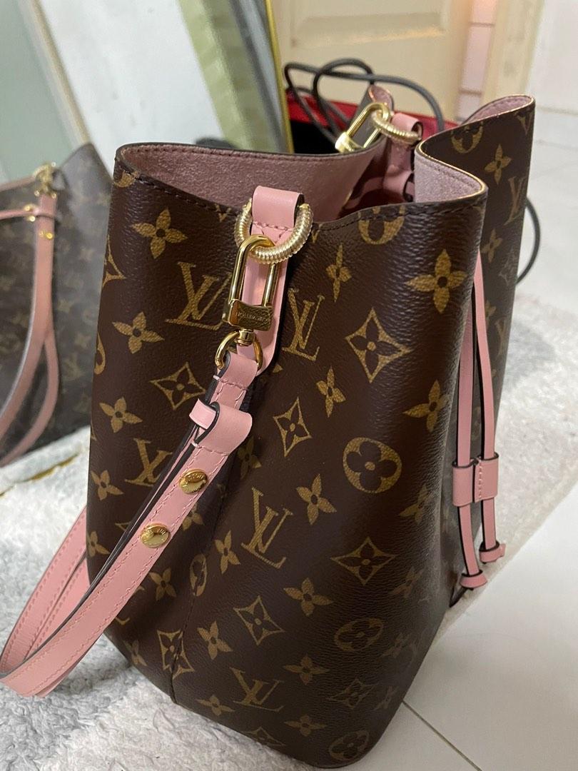 Louis Vuitton neonoe MM Rose Poudré Pink LV bag, Women's Fashion