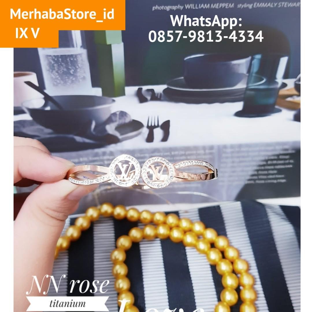 Macam Macam Gelang Emas Titanium Mewah Model Wanita Eropa, Fesyen