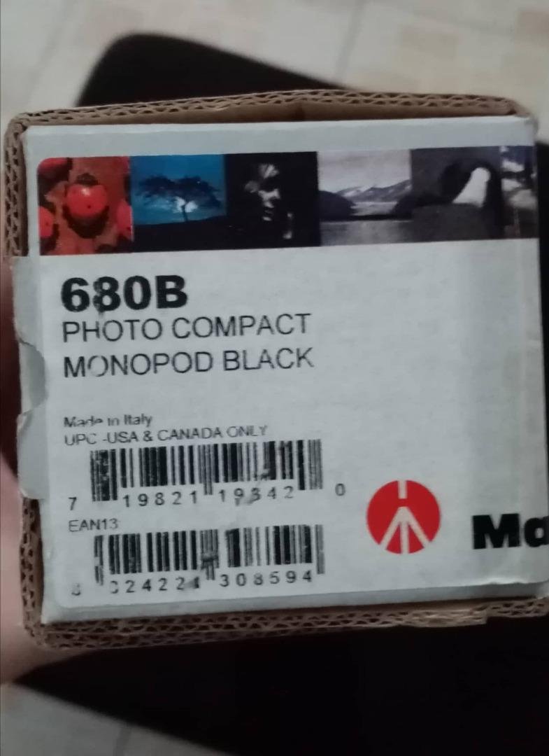 Manfrotto 680B Monopod , Photography, Photography Accessories, Tripods