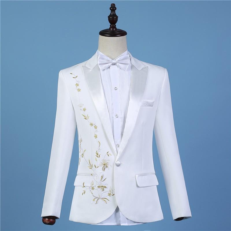 White coat hotsell suit for wedding