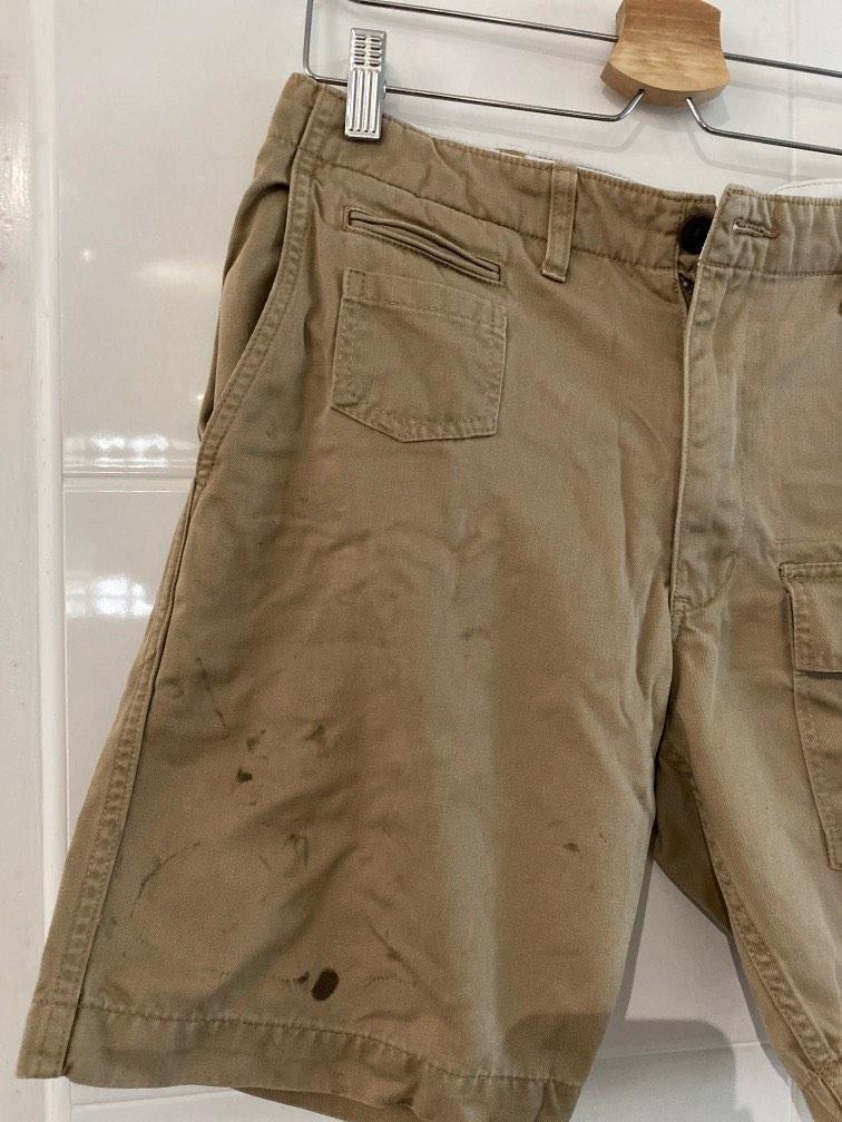 Men Vintage Khaki Shorts, Men's Fashion, Bottoms, Shorts on Carousell