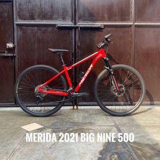 Merida 2021 Big Nine 500 Mountain Bike Race Red Medium
