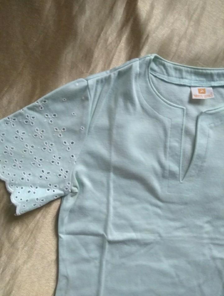 Eyelet Designed Fashion Short Top main image 0