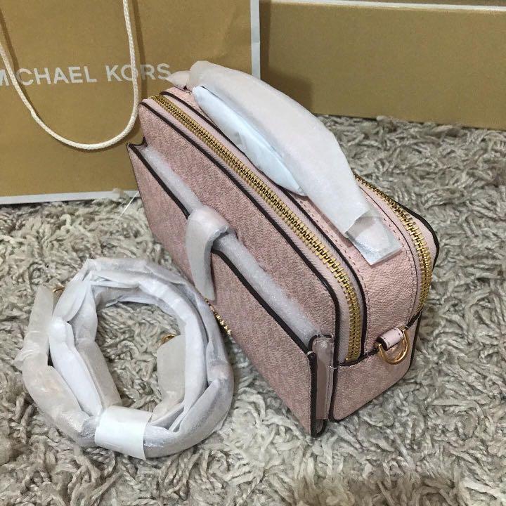 Mk double zip crossbody, Women's Fashion, Bags & Wallets, Crossbody