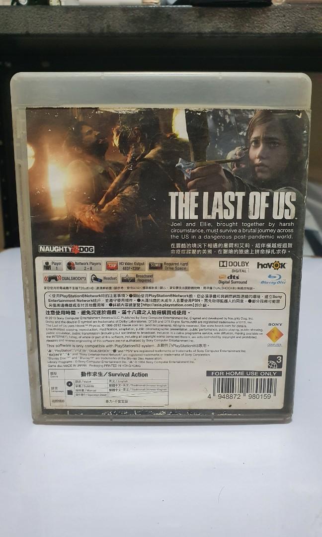 Mortal Kombat ( Sony Ps3 , region 2) (Category: PlayStation) located in Quezon City. Submitted by itemsforadoption (Listing ID 1183139871, Image 2). Description: Rfs: Its 2022! Happy New Year. Now is a time to be joyous and declutter. And I'm doing just that this season. The Last of Us is a 2013 action-adventure game developed by Naughty Dog and published by Sony Computer Entertainment. Players control Joel, a smuggler tasked with escorting a tee