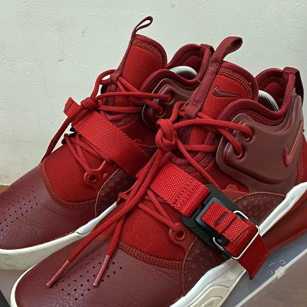 Nike air force hot sale 270 red croc