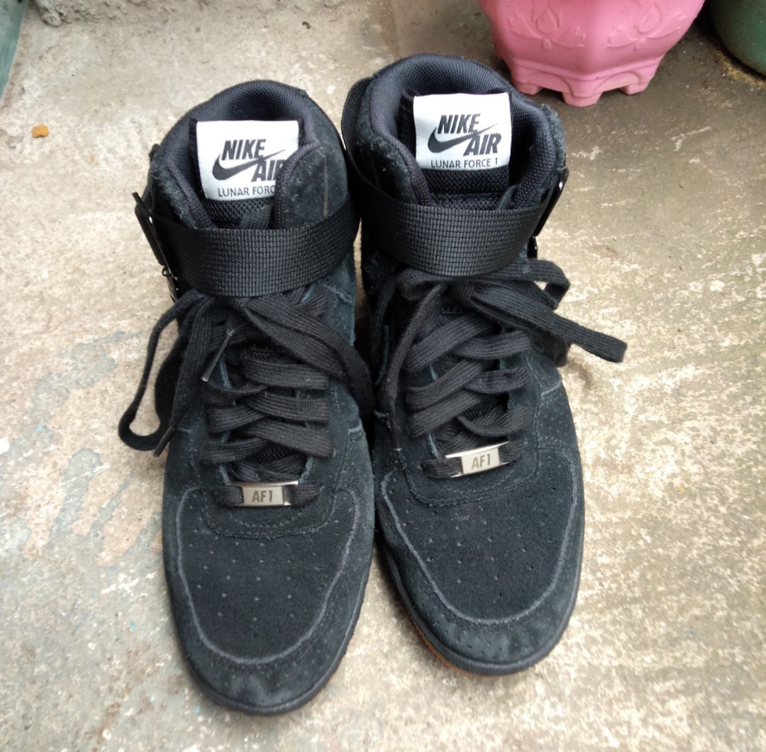 Nike Air Wedge Shoes Women's Lunar Black Suede High Top SidelineSwap | xn--90absbknhbvge.xn--p1ai:443