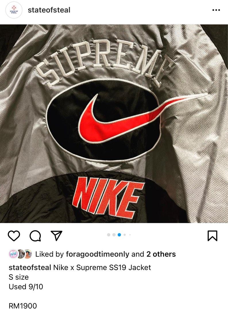 Nike x Supreme SS19 Jacket Men s Fashion Coats Jackets and