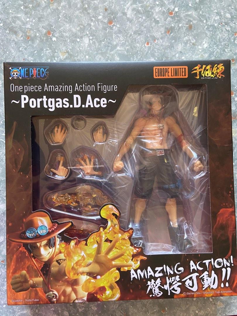 One piece Amazing Action Figure Portgas.D.Ace, 興趣及遊戲, 玩具 & 遊戲類