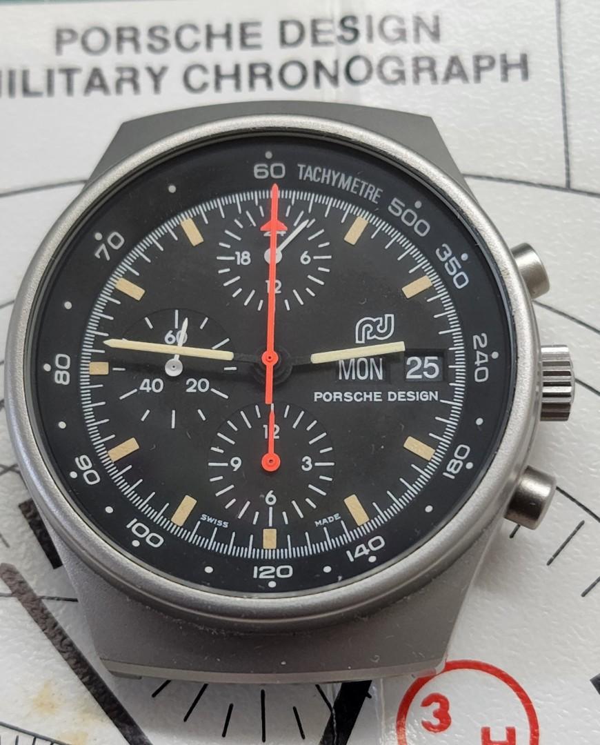 Orfina Porsche Design 7176 Lemania 5100 Military Chronograph