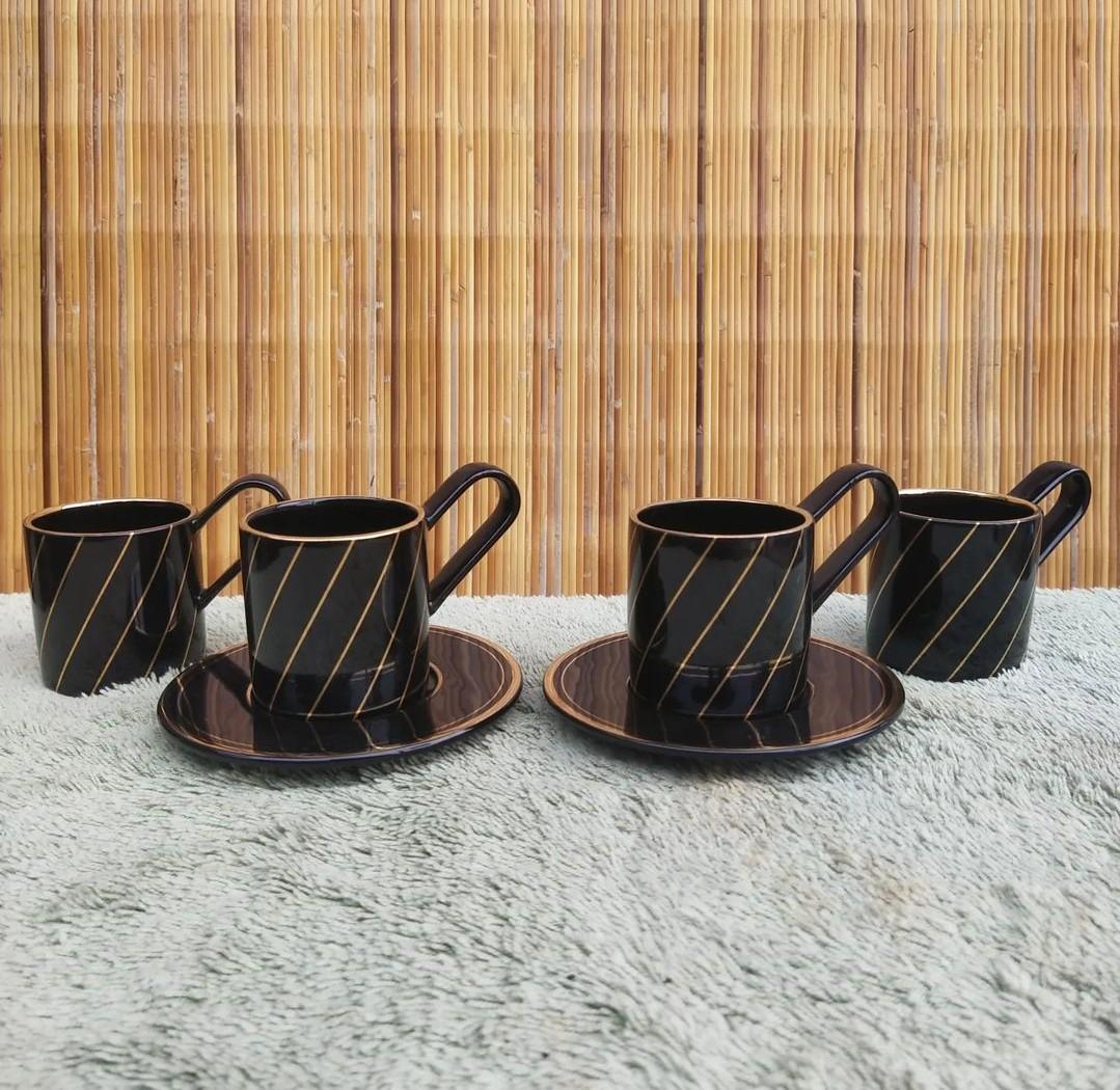 Original Design ADAM & EVE Cups and Saucers, Furniture & Home Living,  Kitchenware & Tableware, Coffee & Tea Tableware on Carousell
