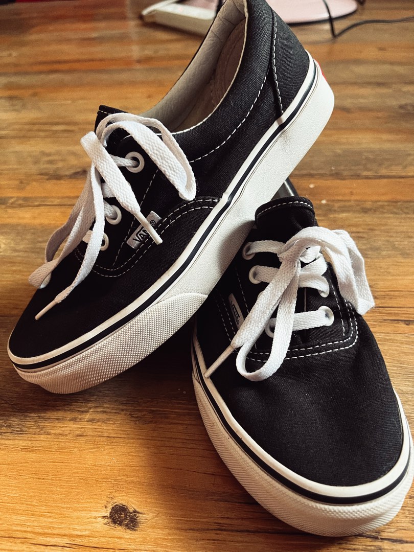 Vans authentic sale black size 6