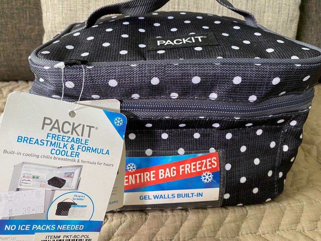 Packit freezable breastmilk and formula cooler top