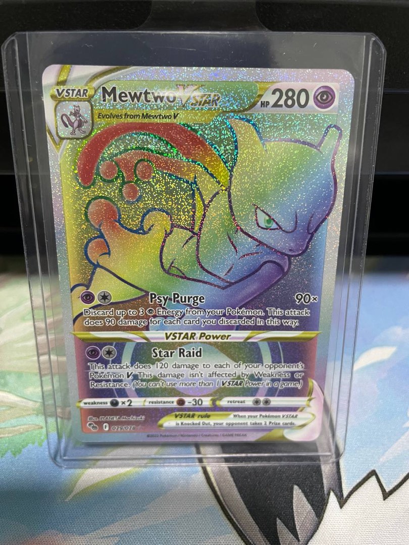  Mewtwo Vstar 031/078 - Pokemon Go - Ultra Rare Card : Toys &  Games