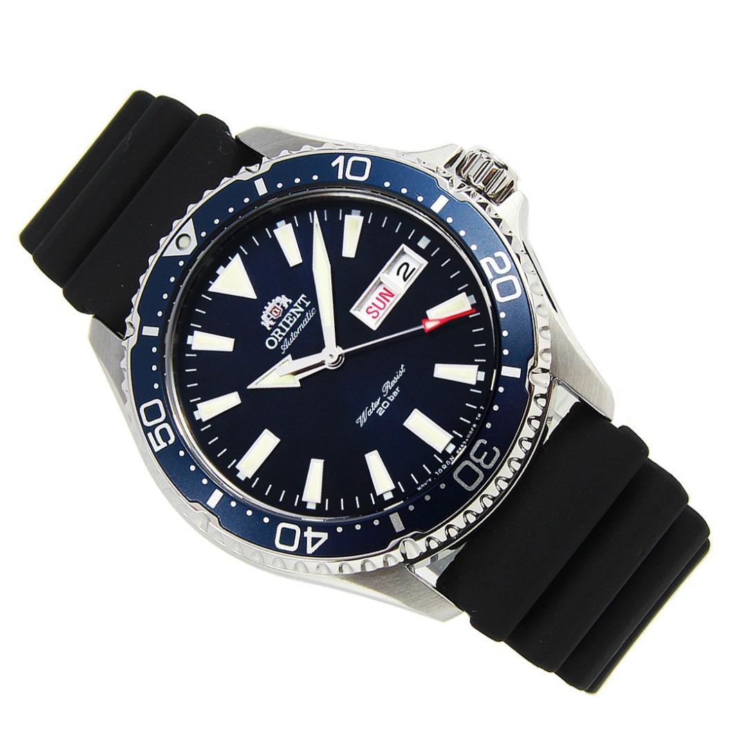 RA AA0006L19B RA AA0006L Brand New Orient Kamasu Mako III Sporty Automatic 200M Rubber Strap 100 Original Day Date Male Watch w Warranty Men s Fashion Watches Accessories Watches on Carousell