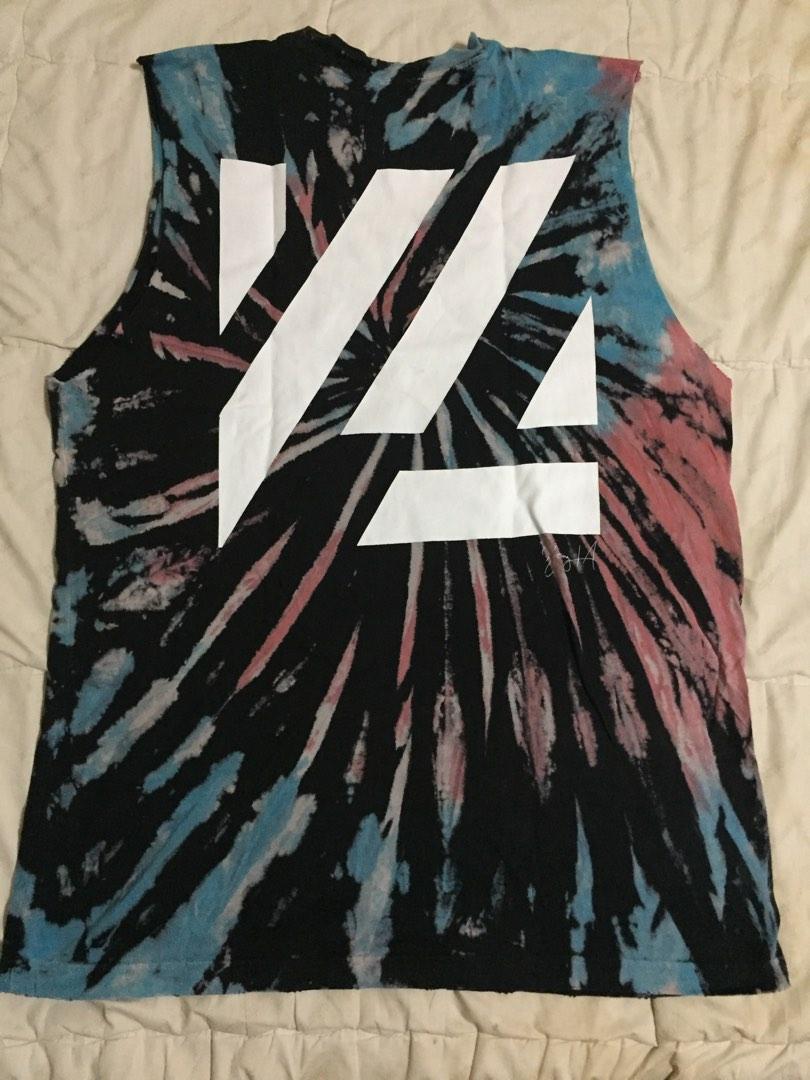 YOUNGLA Tie-dyed sleeveless top, gym, workout streetwear, Men's Fashion,  Activewear on Carousell