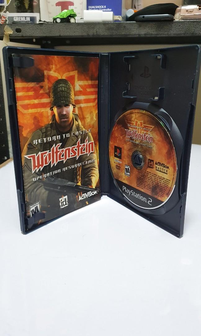 Return To Castle Wolfenstein ( Sony Ps2 , NTSC- U/C), Video Gaming ...