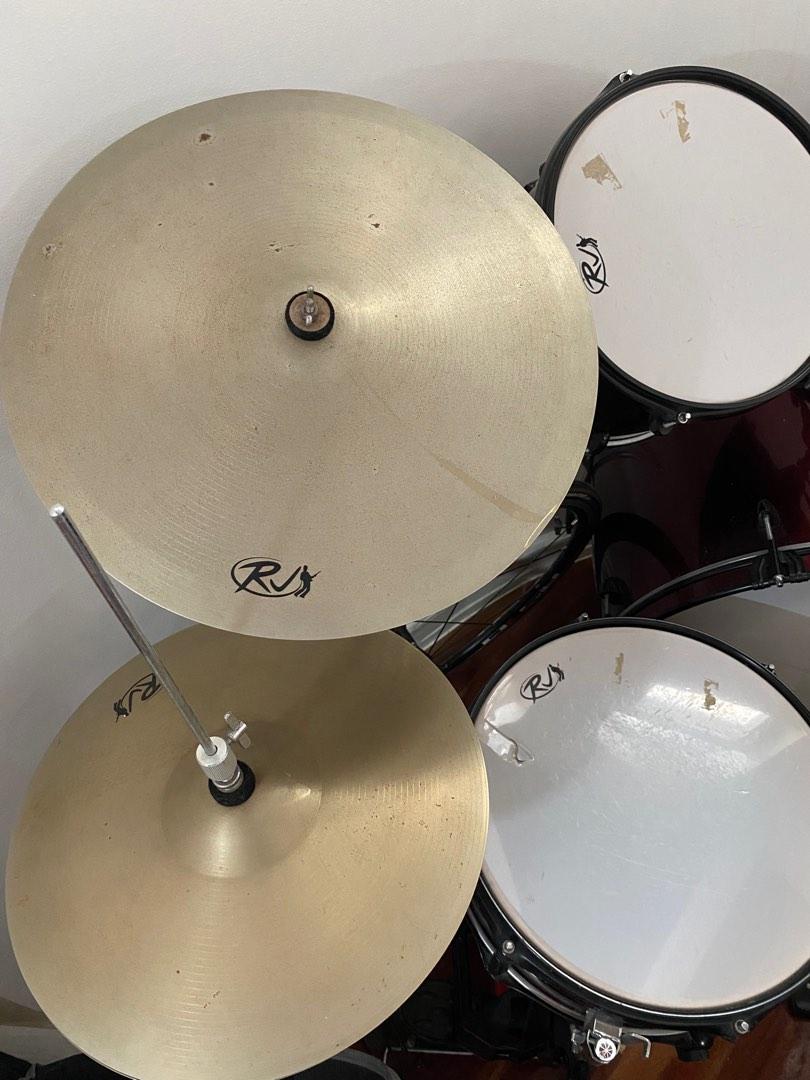 RJ Drum Set with Cymbals, Hobbies & Toys, Music & Media, Musical