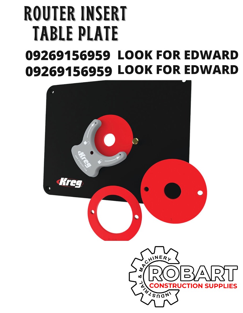 ROUTER TABLE INSERT PLATE, Commercial & Industrial, Construction Tools ...