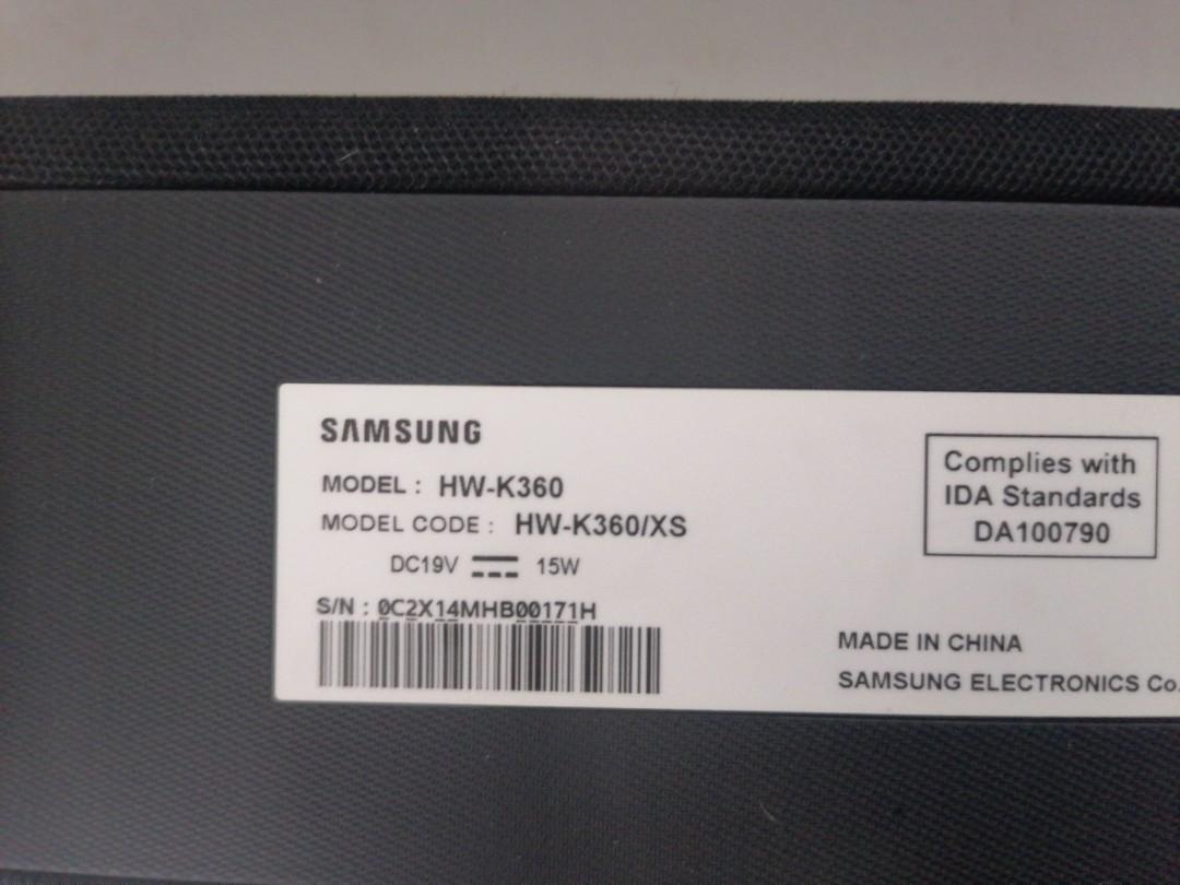 Samsung Bluetooth sound bar with woofer, Audio, Soundbars, Speakers