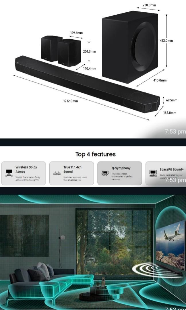 Samsung Flagship Soundbar Q990B, Audio, Soundbars, Speakers