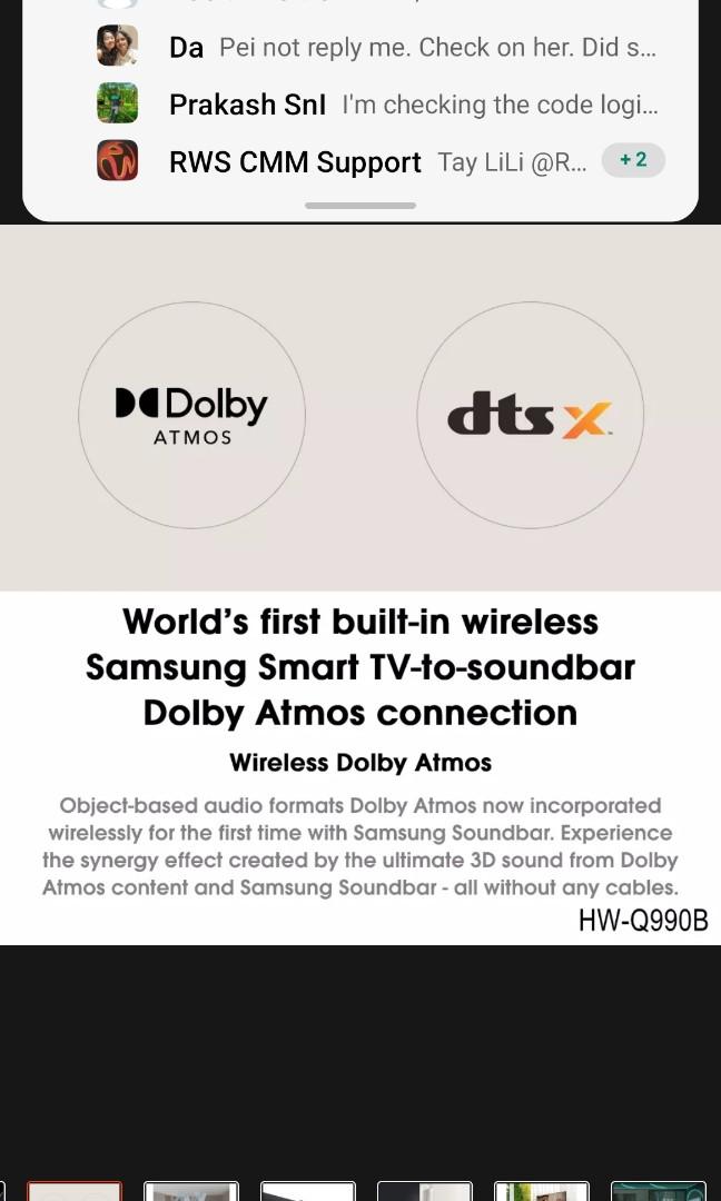Samsung Flagship Soundbar Q990B, Audio, Soundbars, Speakers ...