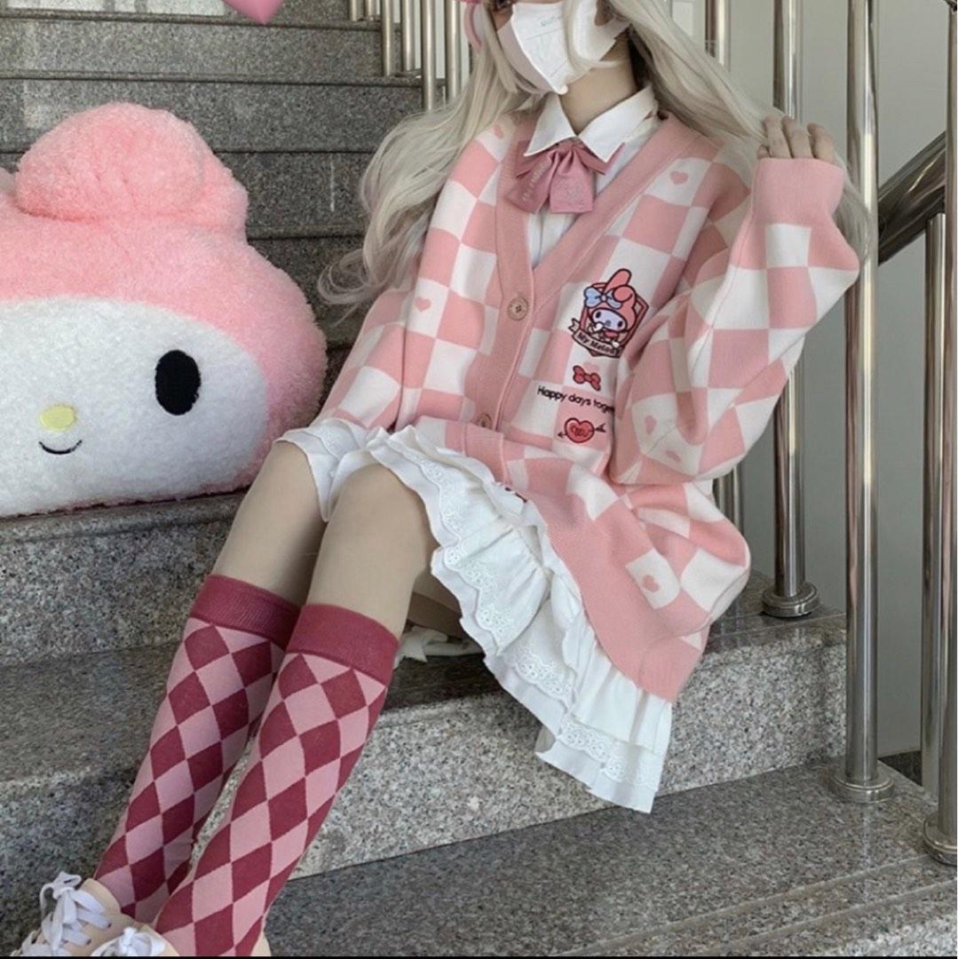 Sanrio My Melody & Kuromi Cardigan, Women's Fashion, Coats, Jackets and
