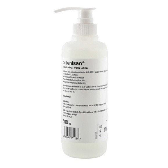 Schulke Octenisan Wash Lotion 500ml Hypoallergenic Antimicrobial Whole