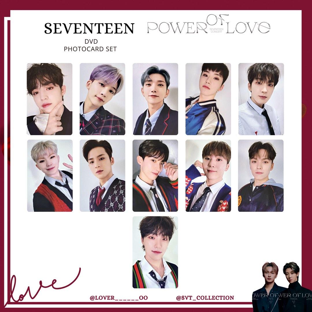 SEVENTEEN POWER OF LOVE DVD トレカ 11枚 セット-