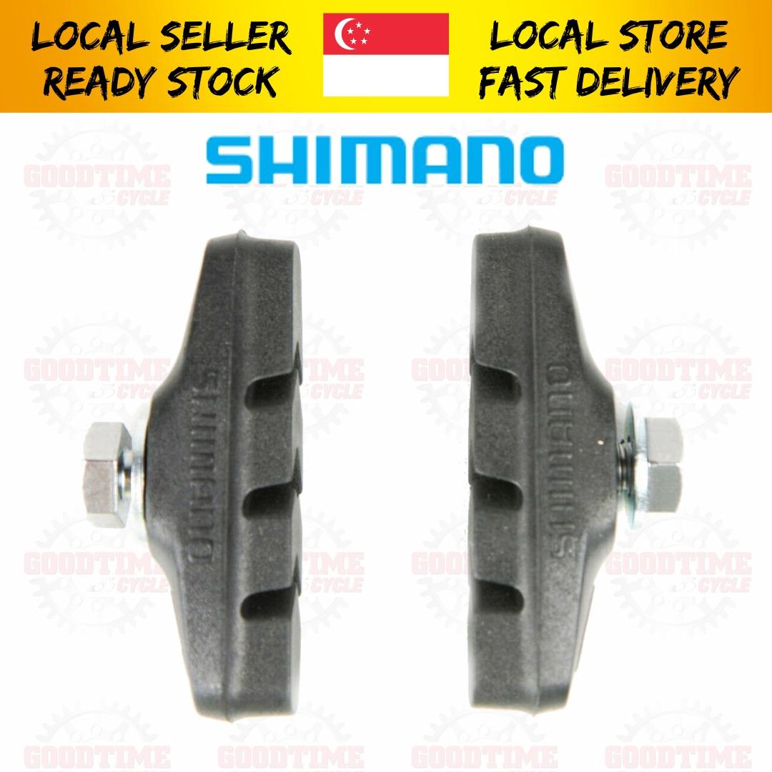 Shimano Exage BR-A250 Caliper Brake Shoe Pad Set, Sports Equipment
