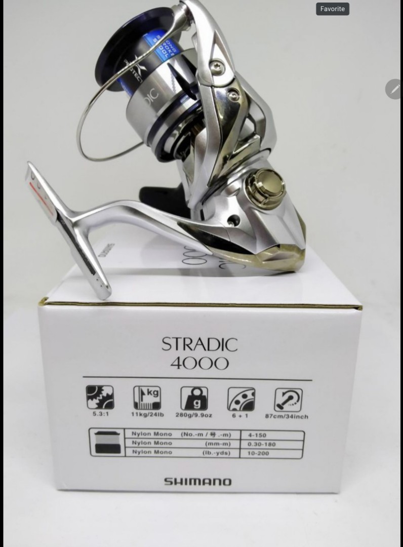 Shimano Stradic 4000 FL, Sports Equipment, Fishing on Carousell