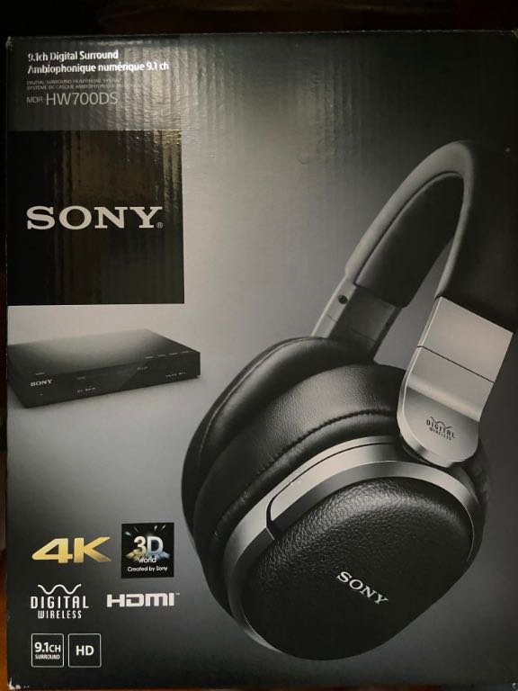 Sony MDR-HW700ds 9.1 音體聲環繞耳機, 音響器材, 頭戴式/罩耳式耳機 