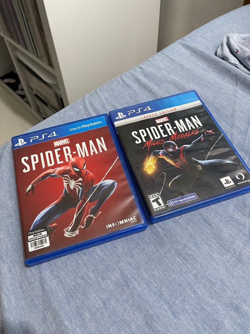 Spiderman/Spiderman Miles Morales PS4 Games, Video Gaming, Video Games