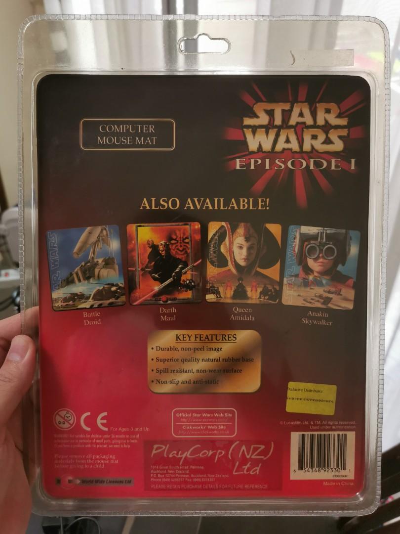 Star Wars Anakin Skywalker Unopened Mouse Mat (Category: Mouse & Mousepads) located in San Juan City. Submitted by coinscurrencycollection (Listing ID 1183142744, Image 2). Description: Star Wars Anakin Skywalker Unopened Mouse Mat.