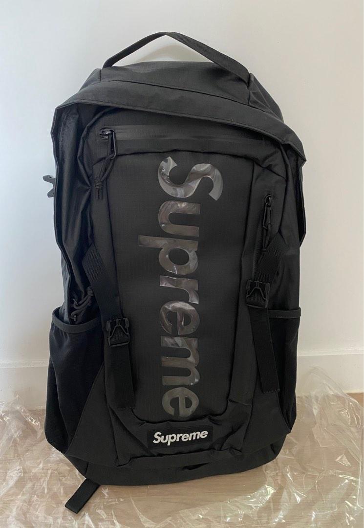 Supreme backpack 21SS Black 背囊黑, 男裝, 袋, 背包- Carousell