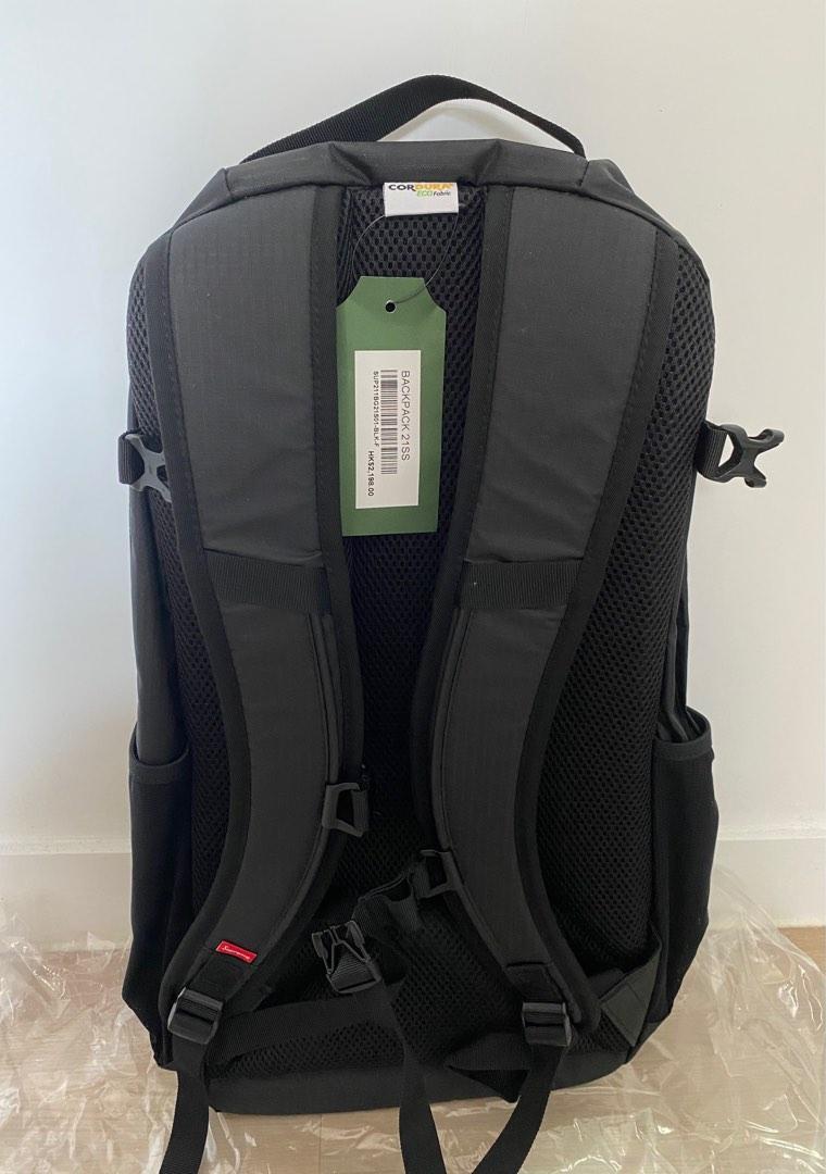 Supreme backpack 21SS Black 背囊黑, 男裝, 袋, 背包- Carousell