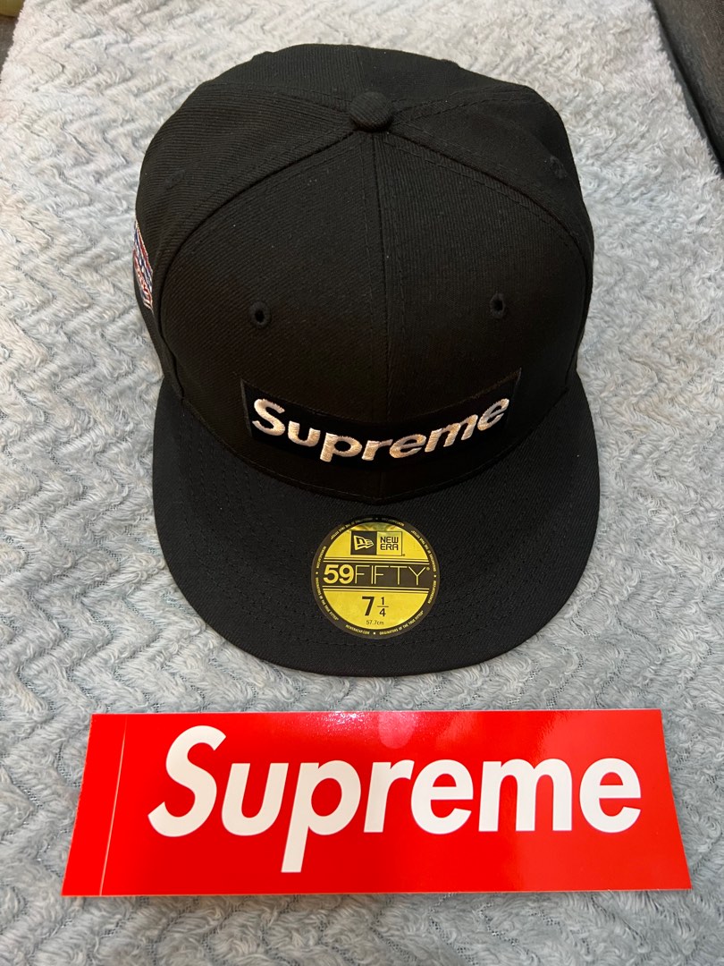 中古 Supreme R.I.P. Logo Black Box Cap