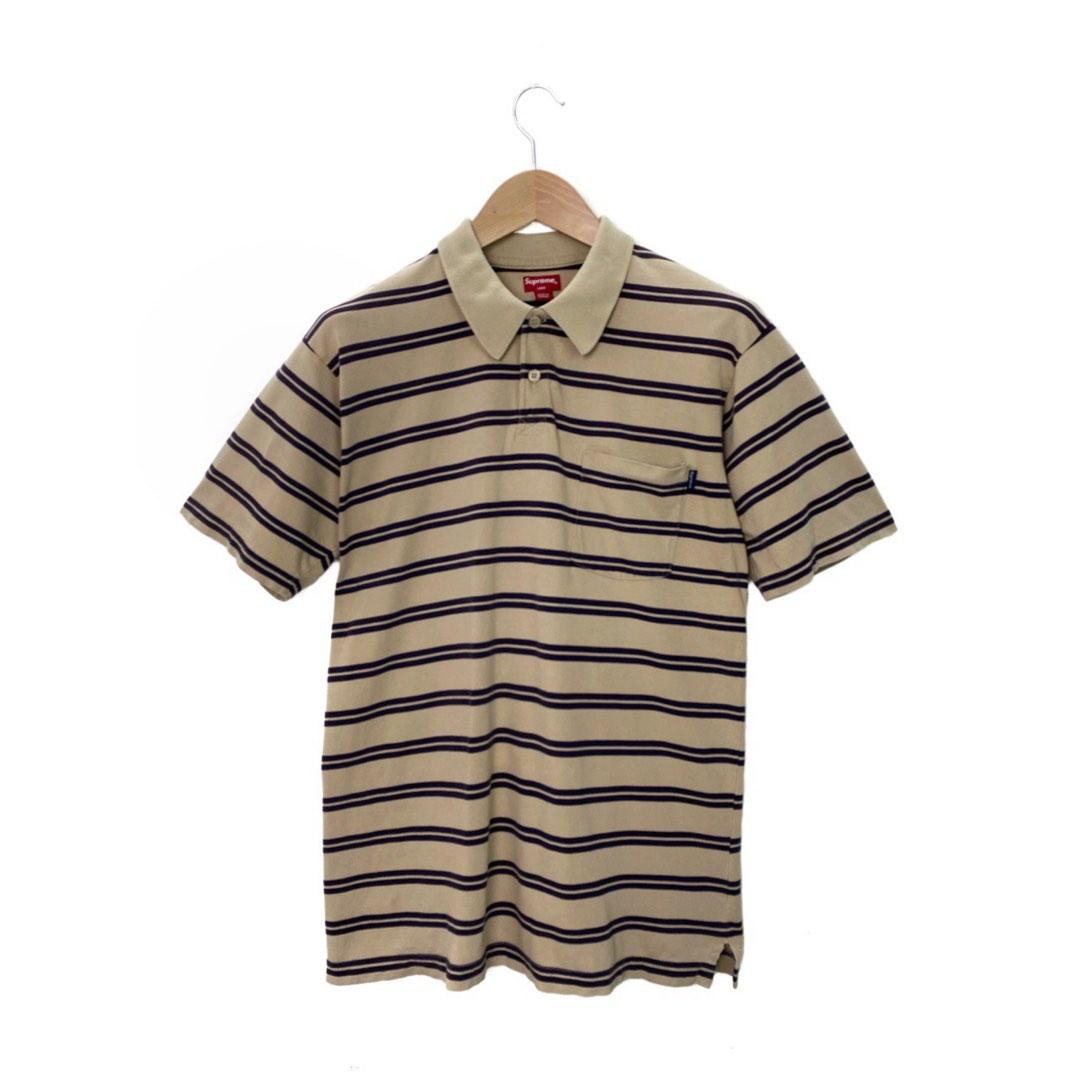 Supreme striped polo store
