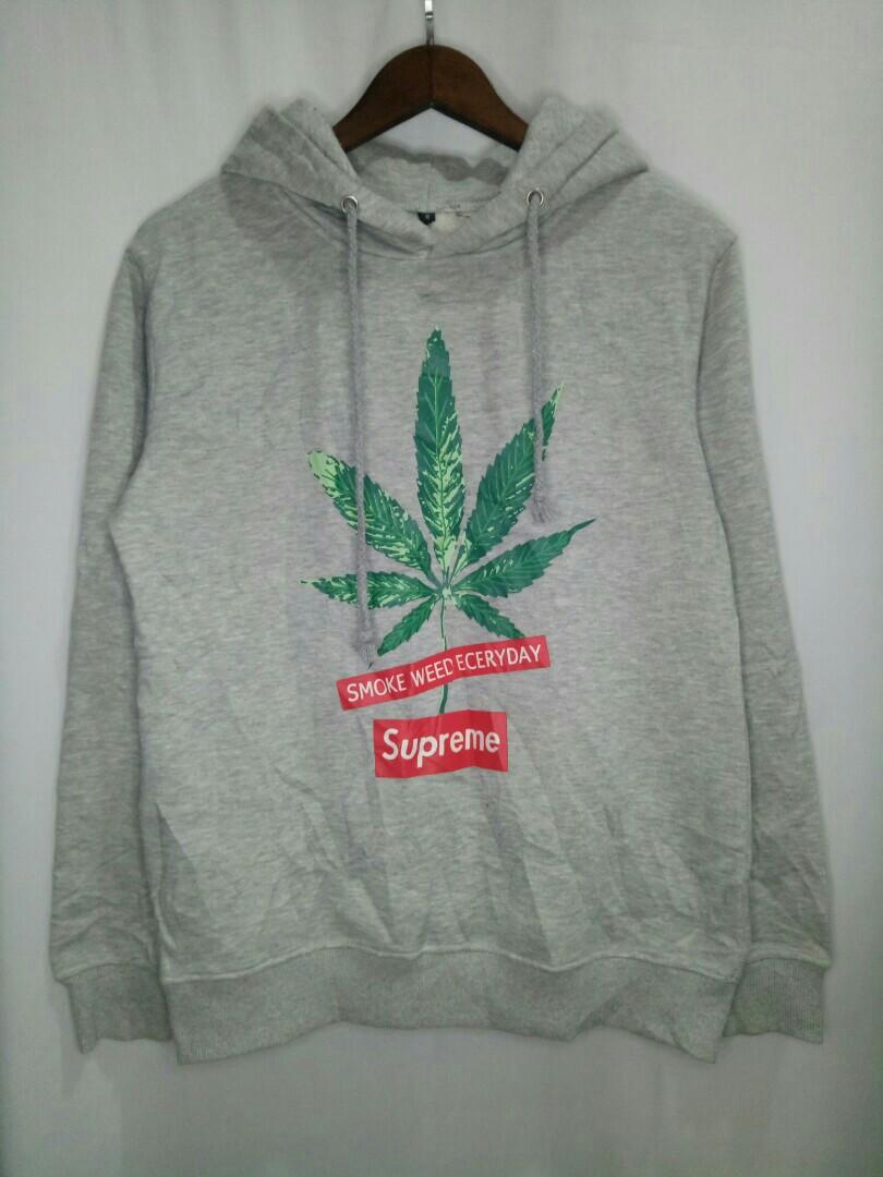 Supreme weed hoodie top