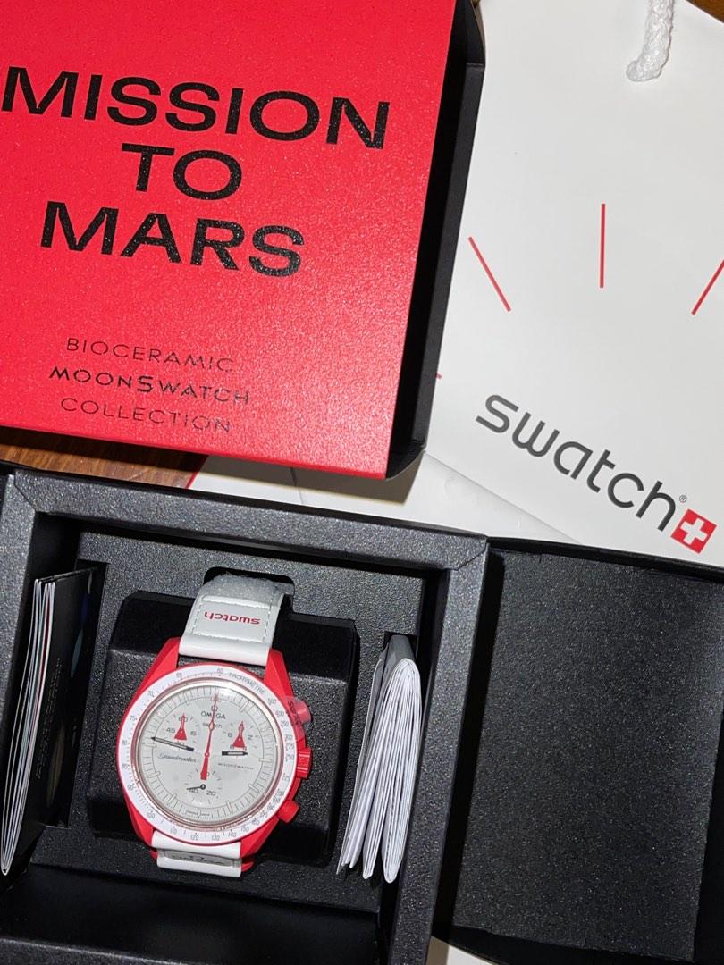 SLIGHTLY NEGOTIABLE) swatch x omega bioceramic moonswatch mission