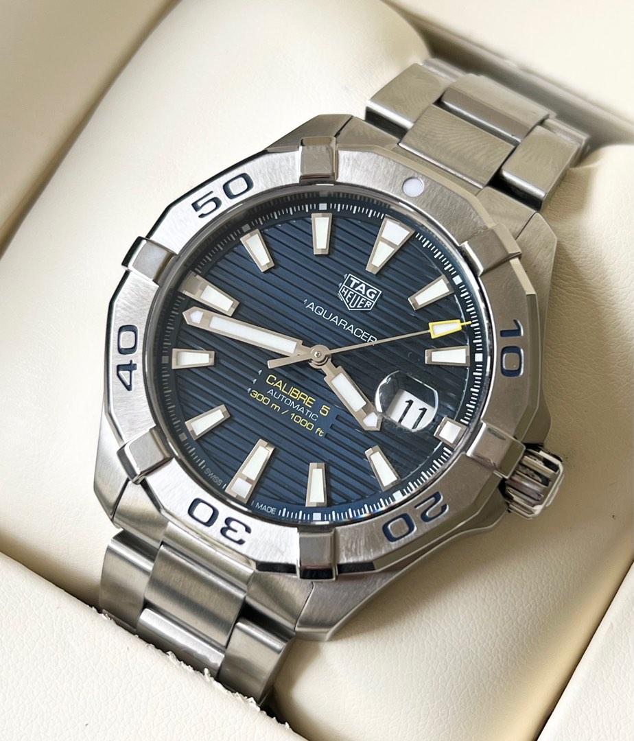 TAG HEUER AQUARACER Calibro 5 Verde WAY2015.BA0927 Scatola Garanzia Inox St... EUR 1.969,59