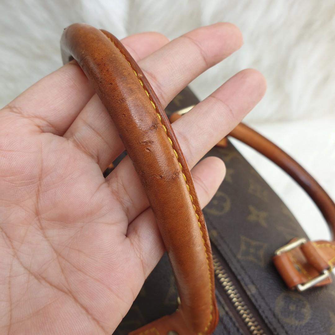 Jual tas lv cabas monogran kulit 30x28 ada no seri preloved second