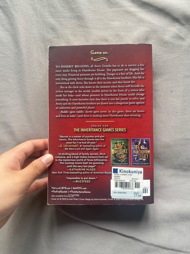 The Final Gambit, Hobbies & Toys, Books & Magazines, Fiction & Non ...