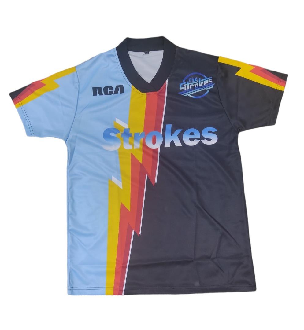The Strokes Julian Casablancas Football Band Jersey Team, Men's Fashion, Activewear on Carousell